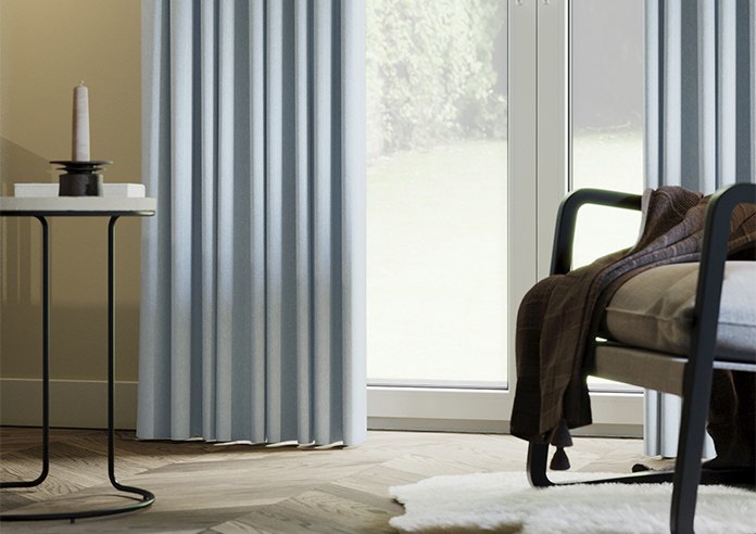 Wexley, Arctic Blue - Made to Measure Curtains - Image 5